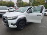 USED 2022 22 TOYOTA HI-LUX 2.8 D-4D Invincible X Double Cab, 85,000 miles, 1 owner, ULEZ Euro 6, Automatic, Air Conditioning, Sat Nav, Rear Camera, Final price +VAT @20%! This 2022 Toyota Hilux D-4D Invincible X presents a superb ownership proposition, having been meticulously maintained by just one owner from new. This robust Four Wheel Drive pickup is powered by an efficient 2.8 litre Euro 6 diesel engine, ensuring capable performance for any task. The Invincible X trim level comes equipped with a host of desirable features, including bright LED headlights for enhanced visibility, front and rear parking sensors, and a rear view camera to aid manoeuvring. Inside