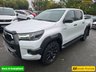 USED 2022 22 TOYOTA HI-LUX 2.8 D-4D Invincible X Double Cab, 85,000 miles, 1 owner, ULEZ Euro 6, Automatic, Air Conditioning, Sat Nav, Rear Camera, Final price +VAT @20%! This 2022 Toyota Hilux D-4D Invincible X presents a superb ownership proposition, having been meticulously maintained by just one owner from new. This robust Four Wheel Drive pickup is powered by an efficient 2.8 litre Euro 6 diesel engine, ensuring capable performance for any task. The Invincible X trim level comes equipped with a host of desirable features, including bright LED headlights for enhanced visibility, front and rear parking sensors, and a rear view camera to aid manoeuvring. Inside