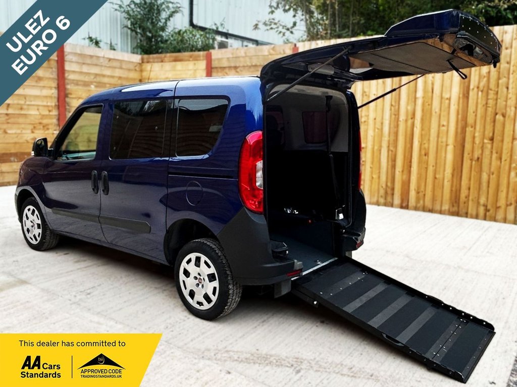 Blue 2018 Fiat Doblo MPV Front-wheel drive Manual