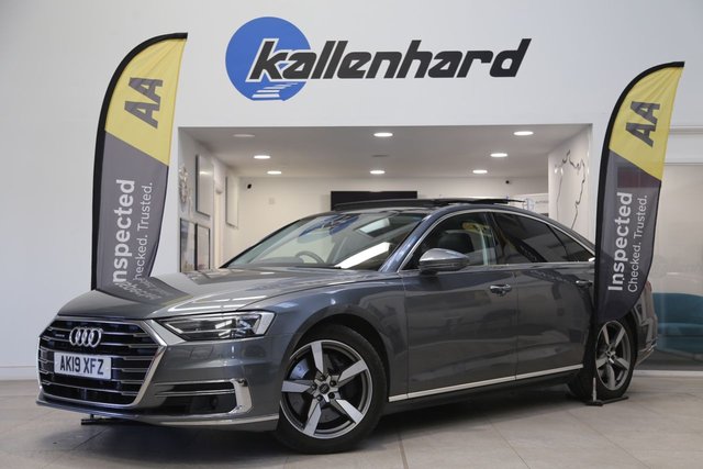 View our Audi A8 3.0 TFSI V6 GPF 55 Saloon 4dr Petrol Tiptronic quattro Euro 6 (s/s) (340 ps)