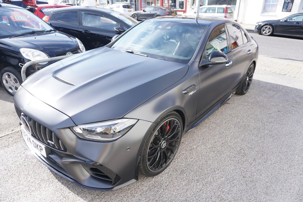 USED 2024 24 MERCEDES-BENZ C CLASS 2.0 C63 6.1kWh AMG S E Performance Night Edition (Premium Plus) SpdS MCT 4MATIC+ Euro 6 (s/s) 4dr JUST ARRIVED