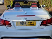 USED 2015 65 MERCEDES-BENZ E-CLASS 2.1 E220 BlueTEC AMG Line (Premium) Cabriolet 2dr Diesel G-Tronic+ Euro 6 (s/s) (177 ps) RARE FACTORY ORDERED CABRIO
