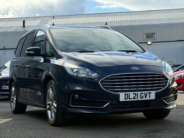 2021 21 FORD GALAXY 2.0 EcoBlue Titanium MPV 5dr Diesel Auto Euro 6 (s/s) (190 ps) THIS CAR COMES WITH 6 MONTHS WARRANTY , BREAKDOWN COVER & RECOVERY++  GREAT EXAMPLE OF 7 SEATER + APPLE CAR PLAY/ ANDRIOD AUTO + NAVIGATION SYSTEM + BLUETOOTH + DAB RADIO + USB CONNECTION + AUX CONNECTION + REAR PARKING SENSORS + FULL  LEATHER TRIM  + FRONT HEATED SEATS + FRONT MEMORY SEATS + CRUISE CONTROL + CLIMATE CONTROL + PRIVACY GLASS + 19 INCH ALLOY WHEELS + SOUND SYSTEM AUTO START STOP ELECTRIC PARKING BRAKE FRONT ELECTRIC SEAT ADJUSTMENT FOLDING MIRRORS TRACTION CONTROL DAY TIME RUNNING