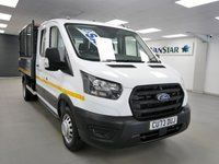 USED 2023 73 FORD TRANSIT 470 RWD 2.0 EBL 170 BHP L3 LONG CREWCAB 7 SEATER CAGED TIPPER CAGED TIPPER | 7 SEATS | 170 BHP | RWD