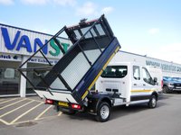 USED 2023 73 FORD TRANSIT 470 RWD 2.0 EBL 170 BHP L3 LONG CREWCAB 7 SEATER CAGED TIPPER 1 OWNER | CAGED TIPPER | 7 SEATS | 170 BHP