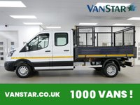 USED 2023 73 FORD TRANSIT 470 RWD 2.0 EBL 170 BHP L3 LONG CREWCAB 7 SEATER CAGED TIPPER CAGED TIPPER | 7 SEATS | 170 BHP | RWD
