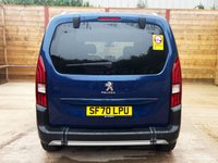 USED 2020 70 PEUGEOT RIFTER 4 Seat Auto Wheelchair Accessible Disabled Access Vehicle WAV 