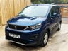 USED 2020 70 PEUGEOT RIFTER 4 Seat Auto Wheelchair Accessible Disabled Access Vehicle WAV 