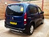 USED 2020 70 PEUGEOT RIFTER 4 Seat Auto Wheelchair Accessible Disabled Access Vehicle WAV 