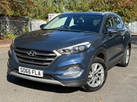 USED 2017 66 HYUNDAI TUCSON 1.7 CRDi Blue Drive SE SUV 5dr Diesel Manual Euro 6 (s/s) (116 ps) ULEZ+STUNNING+FSH+PS+HS+TOW BAR+CC
