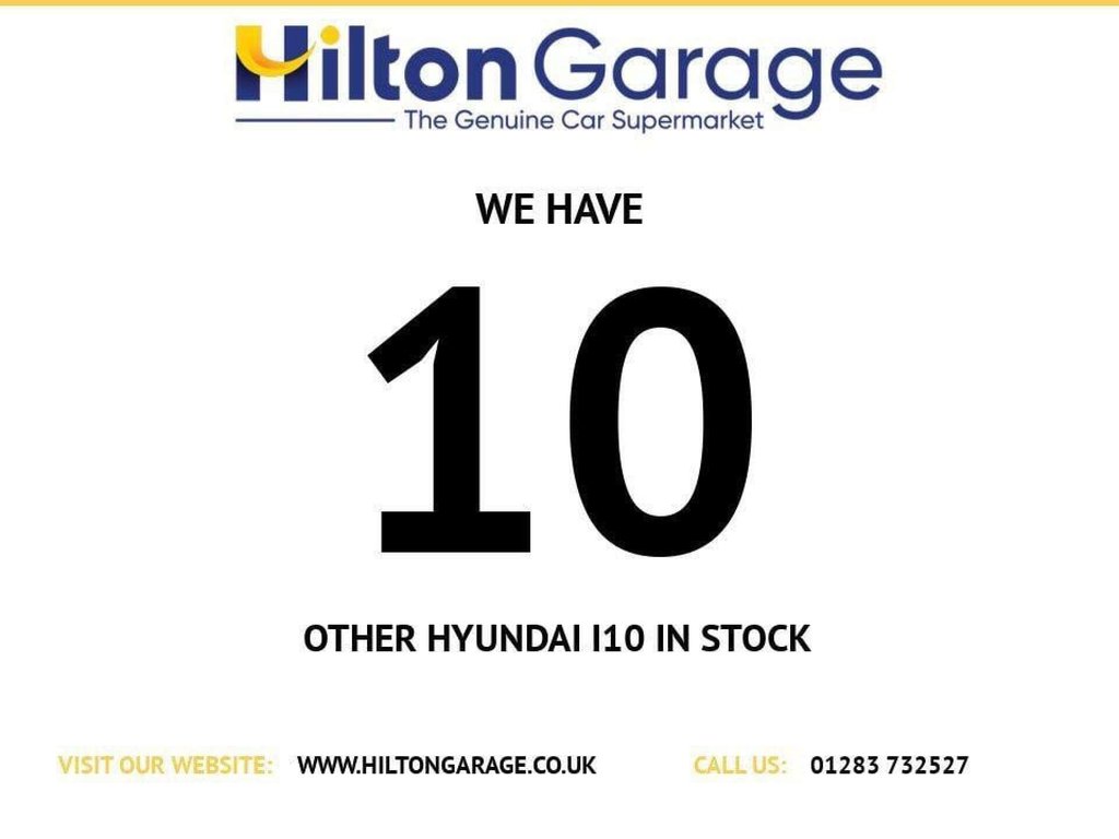 Used 2019 69 HYUNDAI I10 1.0 Play Hatchback 5dr Petrol Manual Euro 6 (67 ps) 7IN TOUCHSCREEN + CRUISE CONTROL CLICK & COLLECT/HOME DELIVERY