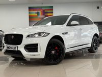 USED 2017 09 JAGUAR F-PACE 2.0 D240 R-Sport SUV 5dr Diesel Auto AWD Euro 6 (s/s) (240 ps) RED LEAHTER INTERIOR + D240 + PANORAMIC GLASS ROOF!
