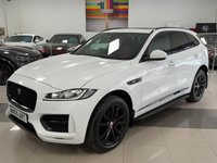 USED 2017 09 JAGUAR F-PACE 2.0 D240 R-Sport SUV 5dr Diesel Auto AWD Euro 6 (s/s) (240 ps) RED LEAHTER INTERIOR + D240 + PANORAMIC GLASS ROOF!
