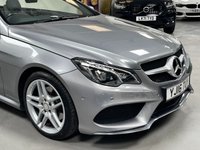 USED 2016 16 MERCEDES-BENZ E-CLASS 2.0 E200 AMG Line Cabriolet 2dr Petrol G-Tronic+ Euro 6 (s/s) (184 ps) DARK RED ROOF+AIRSCARF+LEATHER