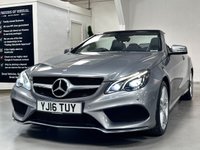 USED 2016 16 MERCEDES-BENZ E-CLASS 2.0 E200 AMG Line Cabriolet 2dr Petrol G-Tronic+ Euro 6 (s/s) (184 ps) DARK RED ROOF+AIRSCARF+LEATHER