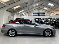 USED 2016 16 MERCEDES-BENZ E-CLASS 2.0 E200 AMG Line Cabriolet 2dr Petrol G-Tronic+ Euro 6 (s/s) (184 ps) DARK RED ROOF+AIRSCARF+LEATHER
