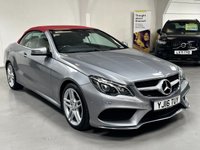 USED 2016 16 MERCEDES-BENZ E-CLASS 2.0 E200 AMG Line Cabriolet 2dr Petrol G-Tronic+ Euro 6 (s/s) (184 ps) DARK RED ROOF+AIRSCARF+LEATHER