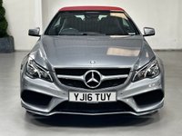 USED 2016 16 MERCEDES-BENZ E-CLASS 2.0 E200 AMG Line Cabriolet 2dr Petrol G-Tronic+ Euro 6 (s/s) (184 ps) DARK RED ROOF+AIRSCARF+LEATHER