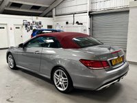 USED 2016 16 MERCEDES-BENZ E-CLASS 2.0 E200 AMG Line Cabriolet 2dr Petrol G-Tronic+ Euro 6 (s/s) (184 ps) DARK RED ROOF+AIRSCARF+LEATHER