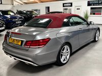USED 2016 16 MERCEDES-BENZ E-CLASS 2.0 E200 AMG Line Cabriolet 2dr Petrol G-Tronic+ Euro 6 (s/s) (184 ps) DARK RED ROOF+AIRSCARF+LEATHER