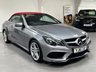USED 2016 16 MERCEDES-BENZ E-CLASS 2.0 E200 AMG Line Cabriolet 2dr Petrol G-Tronic+ Euro 6 (s/s) (184 ps) DARK RED ROOF+AIRSCARF+LEATHER