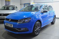 USED 2015 15 VOLKSWAGEN POLO 1.0 BlueMotion Tech SE Design Hatchback 5dr Petrol Manual Euro 6 (s/s) (60 ps) &pound;20 Tax - DAB - Mirror Link