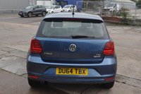 USED 2014 64 VOLKSWAGEN POLO 1.2 TSI BlueMotion Tech SE Hatchback 5dr Petrol Manual Euro 6 (s/s) (90 ps) Parking Sensors - Mirror Link - Cruise Control