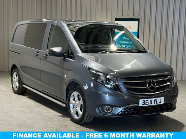 View our Mercedes-Benz Vito 2.1 119 CDI BlueTEC Sport Crew Van Double Cab 5dr Diesel G-Tronic+ RWD L1 SWB Euro 6 Compact Sport (s/s) (190 ps)