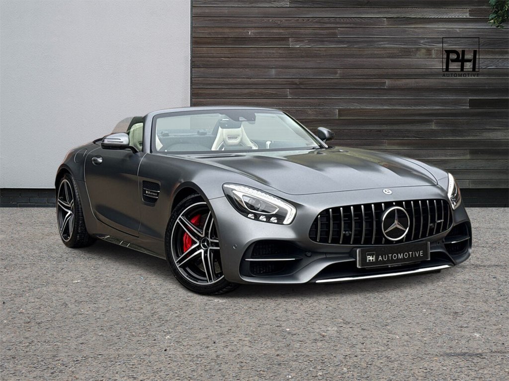 USED 2017 17 MERCEDES-BENZ AMG GT 4.0 V8 BiTurbo C Roadster 2dr Petrol SpdS DCT Euro 6 (s/s) (557 ps) MB HISTORY|AMG SEATS|BURMESTER