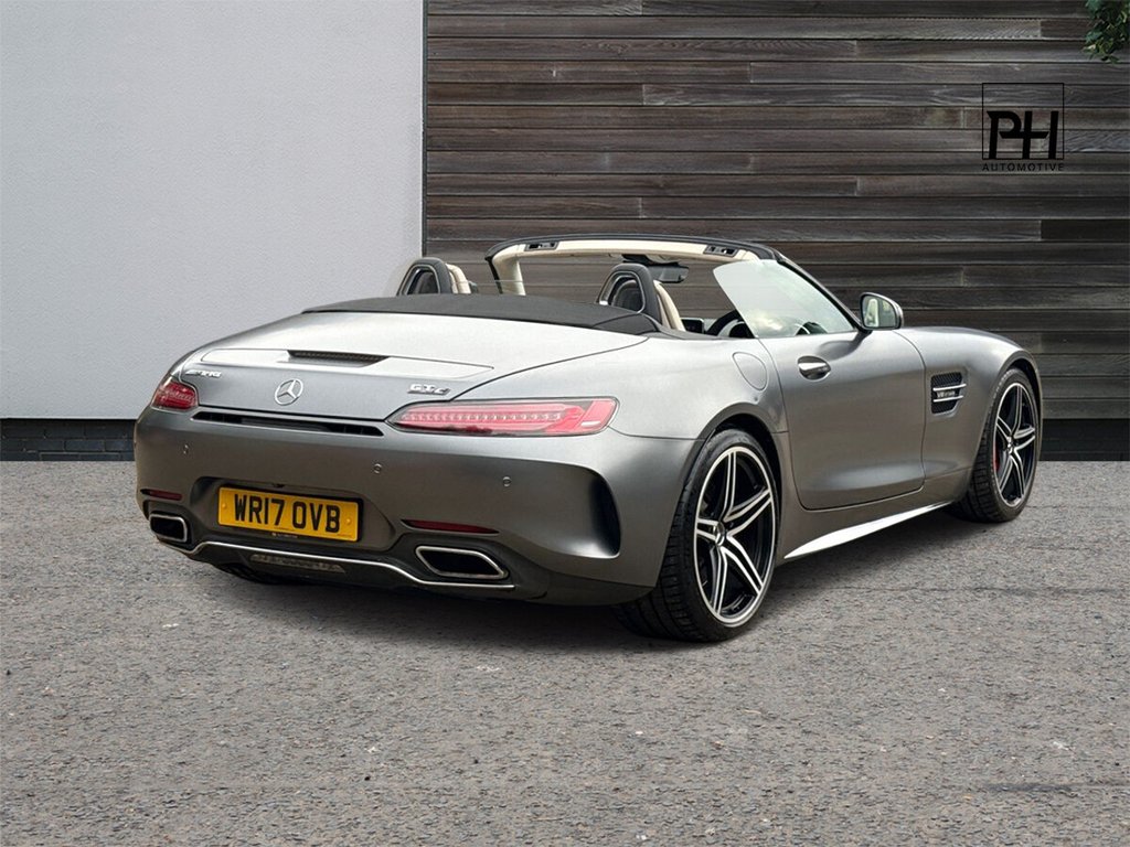 USED 2017 17 MERCEDES-BENZ AMG GT 4.0 V8 BiTurbo C Roadster 2dr Petrol SpdS DCT Euro 6 (s/s) (557 ps) MB HISTORY|AMG SEATS|BURMESTER
