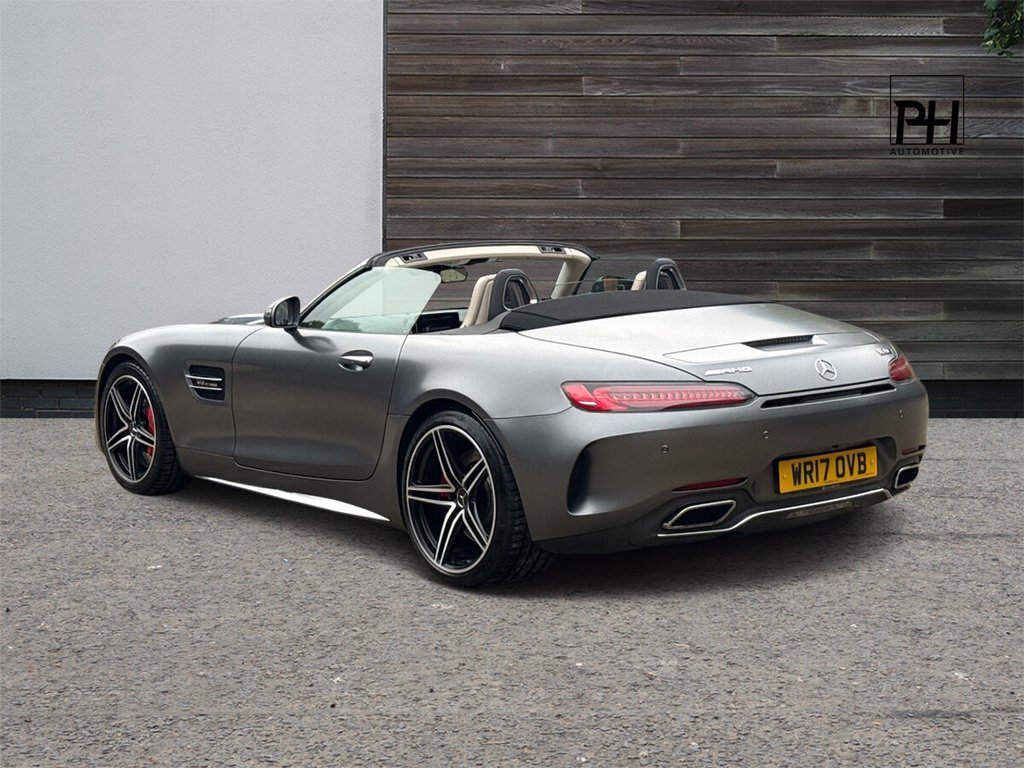 USED 2017 17 MERCEDES-BENZ AMG GT 4.0 V8 BiTurbo C Roadster 2dr Petrol SpdS DCT Euro 6 (s/s) (557 ps) MB HISTORY|AMG SEATS|BURMESTER