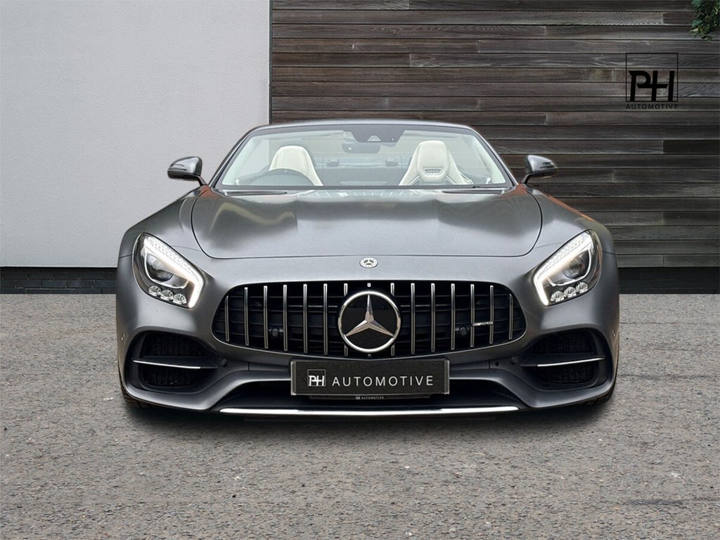 USED 2017 17 MERCEDES-BENZ AMG GT 4.0 V8 BiTurbo C Roadster 2dr Petrol SpdS DCT Euro 6 (s/s) (557 ps) MB HISTORY|AMG SEATS|BURMESTER