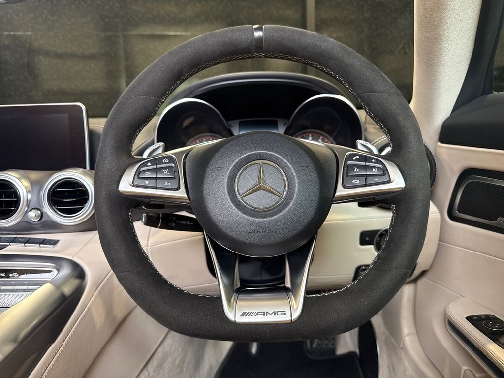USED 2017 17 MERCEDES-BENZ AMG GT 4.0 V8 BiTurbo C Roadster 2dr Petrol SpdS DCT Euro 6 (s/s) (557 ps) MB HISTORY|AMG SEATS|BURMESTER