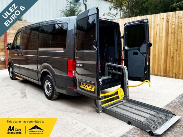 View our Volkswagen Crafter MWB 4 Seat Auto Wheelchair Accessible Disabled Access Vehicle WAV  