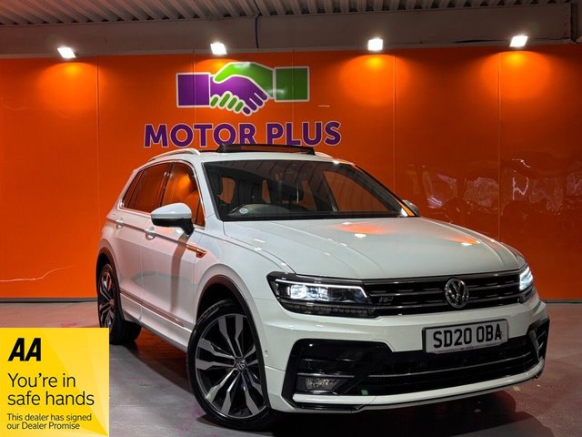 2020 VOLKSWAGEN TIGUAN 2.0 TDI R-Line Tech SUV 5dr Diesel Manual Euro 6 (s/s) (150 ps) Progressive Steering. HugeSpec