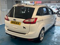 USED 2016 16 FORD GRAND C-MAX 1.5 TDCi Titanium MPV 5dr Diesel Manual Euro 6 (s/s) (120 ps)+7 SEATS+TOW BAR+CRUISE+SENSORS+NAV 2 KEYS+&pound;35 ROAD TAX+HISTORY+7 SEATS+TOW BAR+CRUISE+SENSORS+NAV+CAMERA+ALLOYS+AIRCON+HPI CLEAR
