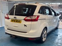 USED 2016 16 FORD GRAND C-MAX 1.5 TDCi Titanium MPV 5dr Diesel Manual Euro 6 (s/s) (120 ps)+7 SEATS+TOW BAR+CRUISE+SENSORS+NAV 2 KEYS+&pound;35 ROAD TAX+HISTORY+7 SEATS+TOW BAR+CRUISE+SENSORS+NAV+CAMERA+ALLOYS+AIRCON+HPI CLEAR
