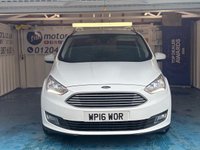 USED 2016 16 FORD GRAND C-MAX 1.5 TDCi Titanium MPV 5dr Diesel Manual Euro 6 (s/s) (120 ps)+7 SEATS+TOW BAR+CRUISE+SENSORS+NAV 2 KEYS+&pound;35 ROAD TAX+HISTORY+7 SEATS+TOW BAR+CRUISE+SENSORS+NAV+CAMERA+ALLOYS+AIRCON+HPI CLEAR