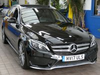 USED 2017 17 MERCEDES-BENZ C-CLASS 2.1 C220d AMG Line (Premium) Estate 5dr Diesel G-Tronic+ Euro 6 (s/s) (170 ps) SAT NAV LEATHER HEATED SEATS SUNROOF REAR VIEW CAMERA CRUISE CONTROL PARKING SENSORS 3 OWNERS EXCELLENT SERVICE HISTORY 3 SERVICES TO 83K MILES NOV 2024