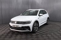 USED 2018 68 VOLKSWAGEN TIGUAN 2.0 TDI R-Line SUV 5dr Diesel Manual Euro 6 (s/s) (150 ps) PANORAMIC SUNROOF / PEARLESCENT WHITE / ONE PREVIOUS OWNER