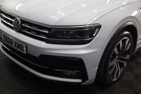 USED 2018 68 VOLKSWAGEN TIGUAN 2.0 TDI R-Line SUV 5dr Diesel Manual Euro 6 (s/s) (150 ps) PANORAMIC SUNROOF / PEARLESCENT WHITE / ONE PREVIOUS OWNER