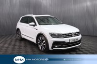 USED 2018 68 VOLKSWAGEN TIGUAN 2.0 TDI R-Line SUV 5dr Diesel Manual Euro 6 (s/s) (150 ps) PANORAMIC SUNROOF / PEARLESCENT WHITE / ONE PREVIOUS OWNER