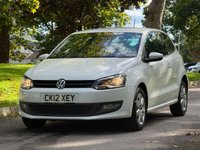 USED 2012 12 VOLKSWAGEN POLO 1.2 Match Hatchback 3dr Petrol Manual Euro 5 (60 ps) 