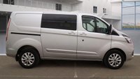 USED 2023 23 FORD TRANSIT CUSTOM 2.0 300 EcoBlue Limited Crew Van Double Cab 5dr Diesel Auto L1 H1 Euro 6 (130 ps) 