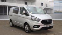 USED 2023 23 FORD TRANSIT CUSTOM 2.0 300 EcoBlue Limited Crew Van Double Cab 5dr Diesel Auto L1 H1 Euro 6 (130 ps) 