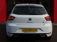 USED 2023 72 SEAT IBIZA 1.0 TSI FR Edition 5d 110 S/S 1 OWNER, KEYLESS START, FULL LINK APPLE CARPLAY / ANDROID AUTO GIVES YOU SAT NAV, WIRELESS PHONE CHARGER, REAR PARKING SENSORS WITH DISPLAY, LED LIGHTS, AUTO LIGHTS, CRUISE CONTROL & SPEED LIMITER, VOICE CONTROL, DAB RADIO, BLUETOOTH, VOICE CONTROL, MANUAL 6 SPEED GEARBOX, TINTED GLASS, 18 INCH DIAMOND CUT ALLOY WHEELS, FRONT FOG LIGHTS, LEATHER FLAT BOTTOM MULTIFUNCTION STEERING WHEEL, USB C, CLIMATE CONTROL, DRIVE SELECT, ADJUSTABLE BACKGROUND LIGHTING, LANE ASSIST, ISO FIX, SERVICE HISTORY