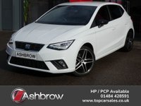 USED 2023 72 SEAT IBIZA 1.0 TSI FR Edition 5d 110 S/S 1 OWNER, KEYLESS START, FULL LINK APPLE CARPLAY / ANDROID AUTO GIVES YOU SAT NAV, WIRELESS PHONE CHARGER, REAR PARKING SENSORS WITH DISPLAY, LED LIGHTS, AUTO LIGHTS, CRUISE CONTROL & SPEED LIMITER, VOICE CONTROL, DAB RADIO, BLUETOOTH, VOICE CONTROL, MANUAL 6 SPEED GEARBOX, TINTED GLASS, 18 INCH DIAMOND CUT ALLOY WHEELS, FRONT FOG LIGHTS, LEATHER FLAT BOTTOM MULTIFUNCTION STEERING WHEEL, USB C, CLIMATE CONTROL, DRIVE SELECT, ADJUSTABLE BACKGROUND LIGHTING, LANE ASSIST, ISO FIX, SERVICE HISTORY