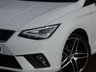 USED 2023 72 SEAT IBIZA 1.0 TSI FR Edition 5d 110 S/S 1 OWNER, KEYLESS START, FULL LINK APPLE CARPLAY / ANDROID AUTO GIVES YOU SAT NAV, WIRELESS PHONE CHARGER, REAR PARKING SENSORS WITH DISPLAY, LED LIGHTS, AUTO LIGHTS, CRUISE CONTROL & SPEED LIMITER, VOICE CONTROL, DAB RADIO, BLUETOOTH, VOICE CONTROL, MANUAL 6 SPEED GEARBOX, TINTED GLASS, 18 INCH DIAMOND CUT ALLOY WHEELS, FRONT FOG LIGHTS, LEATHER FLAT BOTTOM MULTIFUNCTION STEERING WHEEL, USB C, CLIMATE CONTROL, DRIVE SELECT, ADJUSTABLE BACKGROUND LIGHTING, LANE ASSIST, ISO FIX, SERVICE HISTORY
