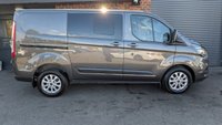 USED 2022 22 FORD TRANSIT CUSTOM 2.0 300 EcoBlue Limited Crew Van Double Cab 5dr Diesel Manual L1 H1 Euro 6 (s/s) (6 Seat) (130 ps) *** REAR VIEW CAMERA - 5 SEATS - CRUISE - AIR CON ***