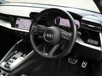 USED 2022 72 AUDI A3 Sportback 1.4 TFSIe 40 S line 5d Plug-in Hybrid S Tronic 13kWh 204 S/S 1 OWNER, FULL SERVICE HISTORY, SAT NAV , VIRTUAL COCKPIT (DIGITAL DASH), FULL BLACK LEATHER UPHOLSTERY, WIRELESS APPLE CARPLAY / ANDROID AUTO (SMART PHONE INTERFACE), REAR PARKING SENSORS, DAB RADIO, BLUETOOTH PHONE & MUSIC, 2x USB C PORTS, PRIVACY GLASS, S TRONIC AUTOMATIC, 18 INCH ALLOYS, POWER FOLDING MIRRORS, LEATHER TIPTRONIC MULTIFUNCTION STEERING WHEEL, CRUISE CONTROL & SPEED LIMITER, RAIN & LIGHT SENSORS, KEYLESS START, VOICE CONTROL, DRIVE SELECT, CLIMATE CONTROL, LANE DEPARTURE WARNING